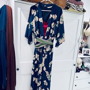 E-Shakti Formal Kimono-style maxi-dress